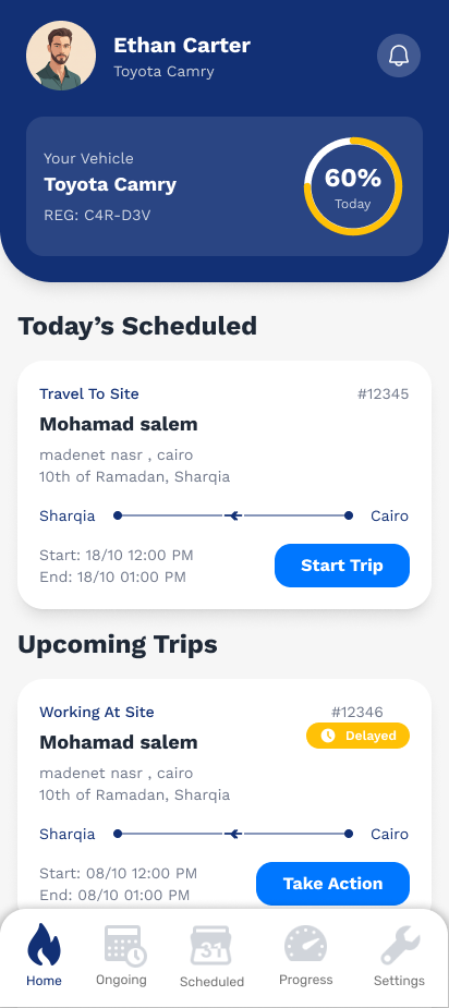 Driver Companion App